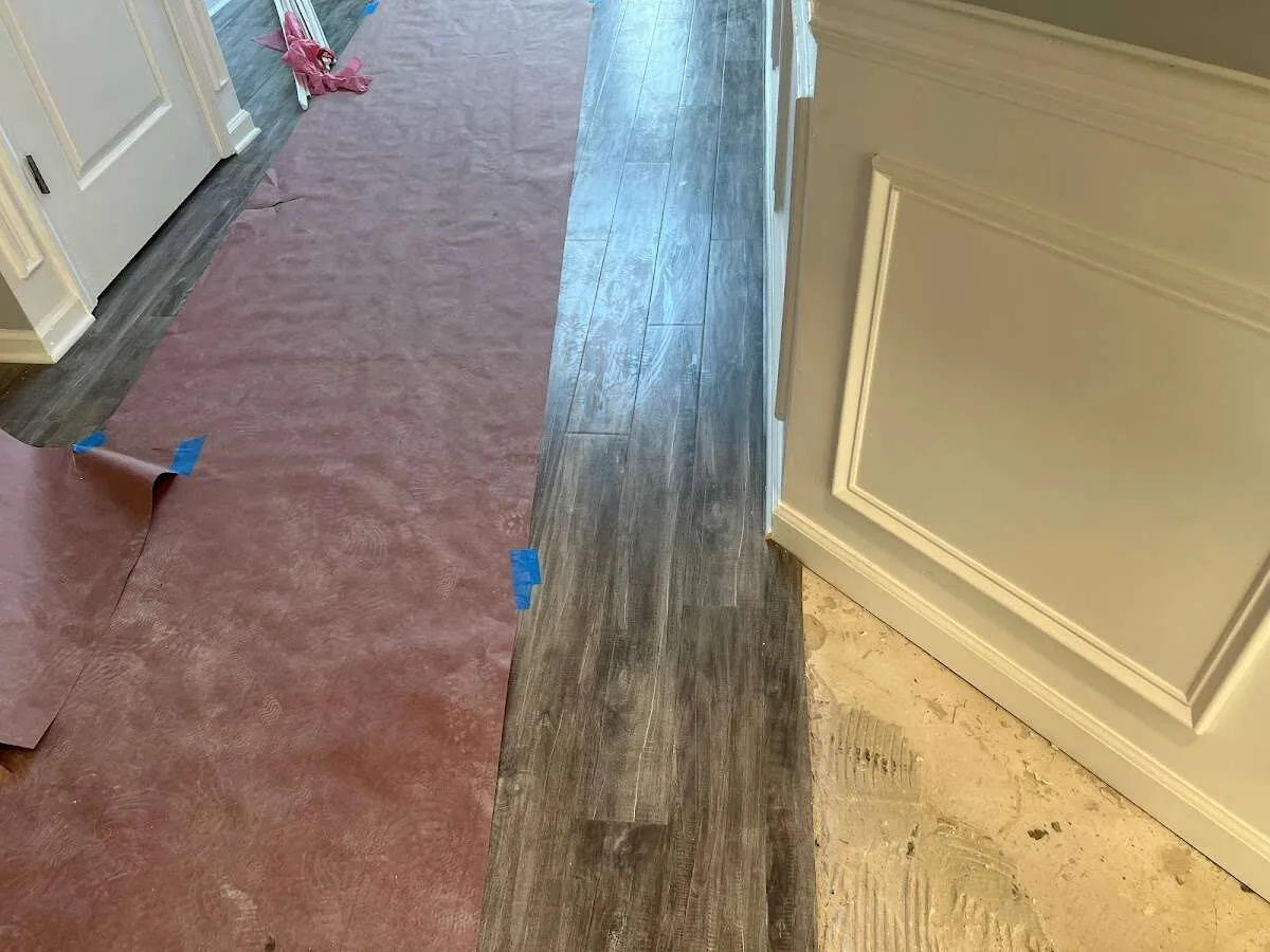 Completed marble shower restoration in Victorville